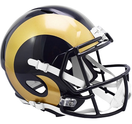 Los Angeles Rams Replica Throwback 2000-2016 Speed Football Helmet