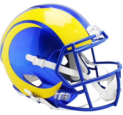 Los Angeles Rams Replica Speed Football Helmet