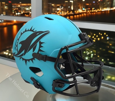 Miami Dolphins Replica Rave Speed Helmet