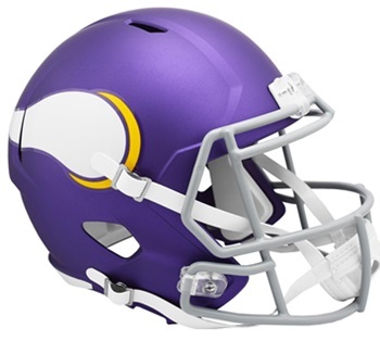 Minnesota Vikings 2023 Alt. Tribute Classic Replica Speed Football Helmet