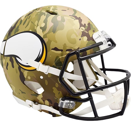Minnesota Vikings Authentic Camo Speed Football Helmet