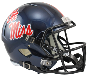 University of Mississippi Ole Miss Rebels Replica Speed Football Helmet