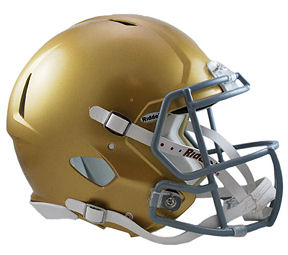 Notre Dame Authentic Speed Football Helmet