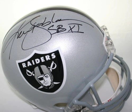 Ken Stabler Autographed Raiders Full-Size Helmet