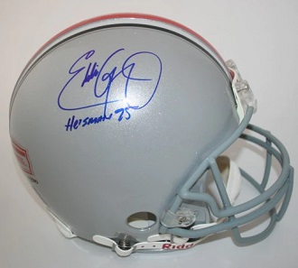Ohio State Buckeyes Eddie George Autographed Football Helmet