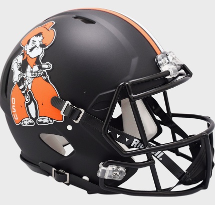 Oklahoma State Cowboys Authentic Pistol Pete Speed Football Helmet