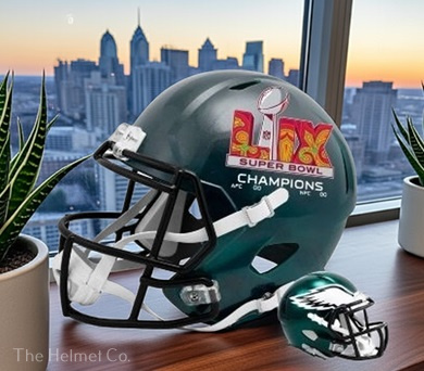 Philadelphia Eagles Replica Super Bowl LIX Champions Speed Helmet by Riddell