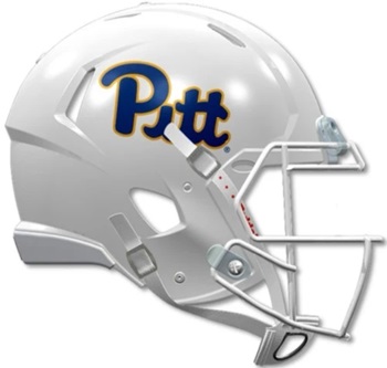 University of Pittsburgh Panthers Full-Size Replica White Speed Football Helmet