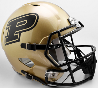 University of Purdue Boilermakers Replica Speed Football Helmet