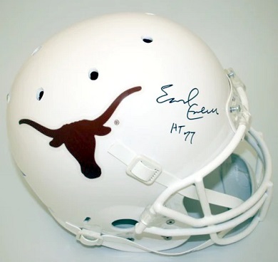 Earl Campbell Autographed Texas Longhorns Replica Helmet