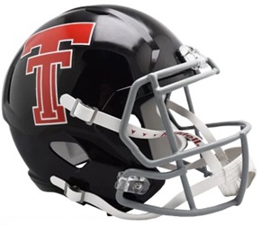 Texas Tech Red Raiders Replica Throwback Speed Football Helmet