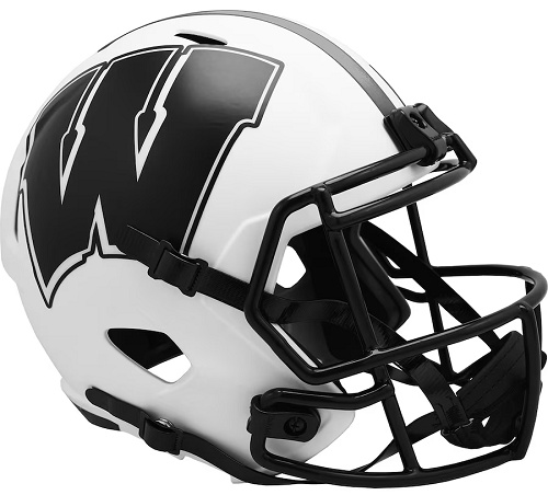 University of Wisconsin Badgers Replica Lunar Eclipse Speed Football Helmet