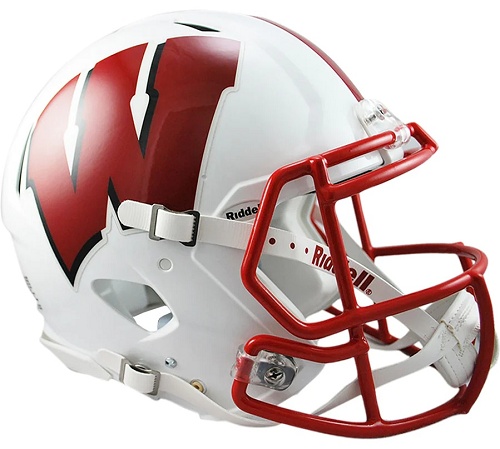 University of Wisconsin Badgers Authentic Speed Football Helmet