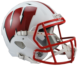 University of Wisconsin Badgers Replica Speed Football Helmet
